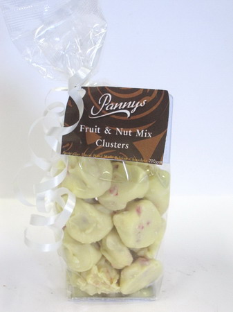White Fruit & Nut Cluster 200g
