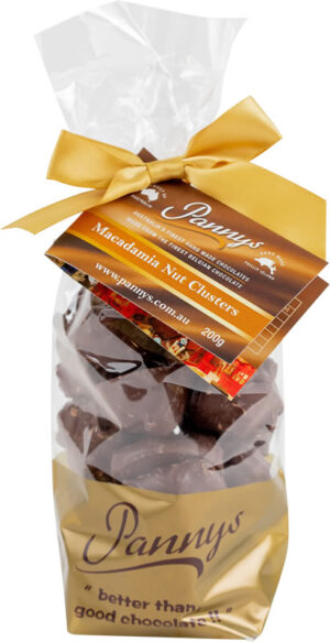 Dark Macadamia Clusters 200g