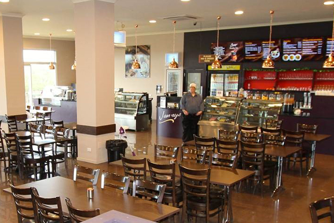 Chocolate Factory cafe interior