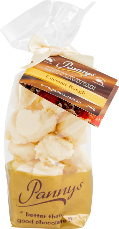 White Coconut Rough Clusters 200g